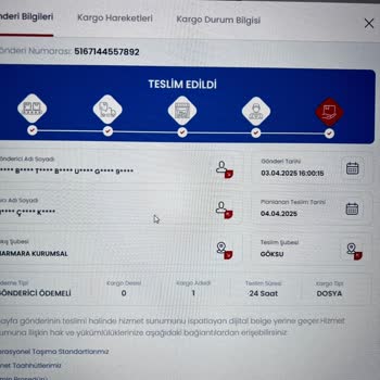 Teslim Edilmeyen Kargo Ve Kaybolan Evraklar