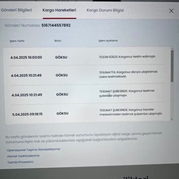 Teslim Edilmeyen Kargo Ve Kaybolan Evraklar