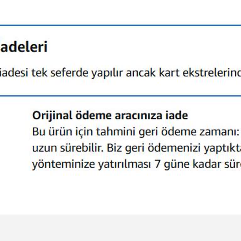 İade Sürecinde Taksit Çıkmazı: Amazon Ve VakıfBank Arasında Kaldım