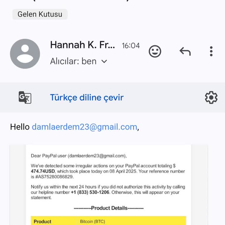 Sahte PayPal İşlemi: Hesabım Olmadan Adıma Fatura Kesilmiş