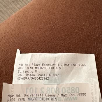 A101'de İade Sorunu Ve Müşteri Hizmetleri Deneyimi