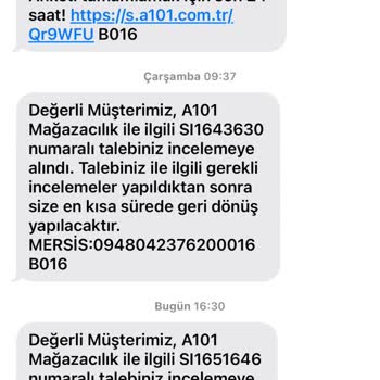 A101'de İade Sorunu Ve Müşteri Hizmetleri Deneyimi