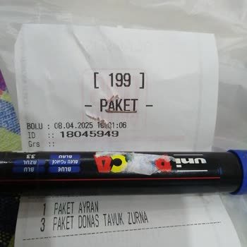 Döner Siparişinde Kağıt Şoku