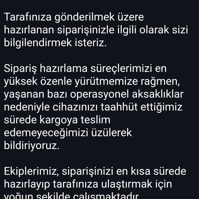 GET Mobil'den İkinci Hayal Kırıklığı: Sipariş İptali Ve Gecikme