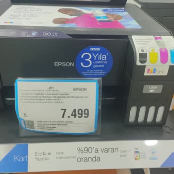 Yeni Alınan Yazıcıda Mürekkep Pedi Sorunu