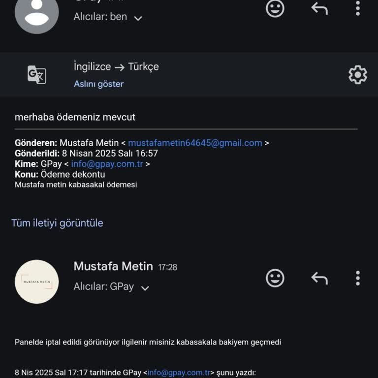 GPay Üzerinden Bakiye Geçiş Sorunu