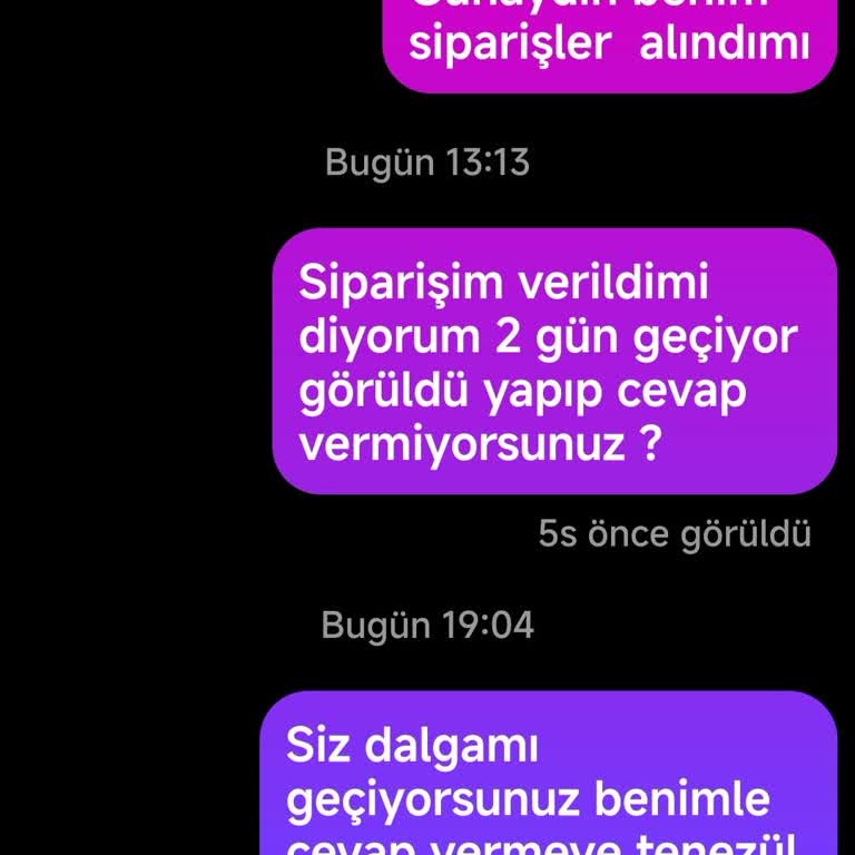 Güvenilmez Satıcıdan Yanıtsız Kalan Sipariş Deneyimi