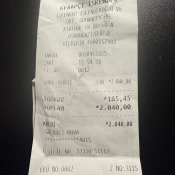 Bayat Pideyle Hazırlanan İskender Hayal Kırıklığı