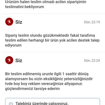 Yemeksepeti Sipariş İadesinde Sorun Yaşıyorum