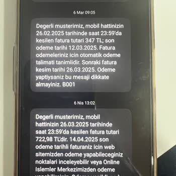 Yanlış Fatura Bedeli Ve İletişim Sorunları