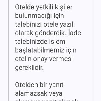 İptal Edilen Rezervasyonun Ücret İadesi Yapılmadı