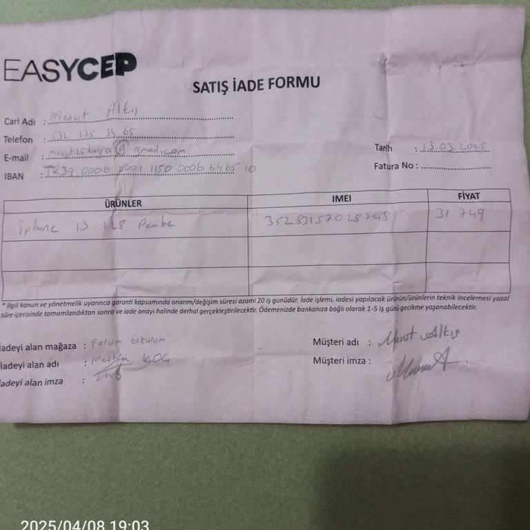 Geri Ödeme Yapılmıyor, Mağduriyetim Artıyor