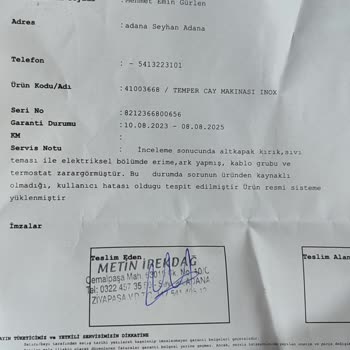 Fakir Çaycı'nın Tehlikeli Hatası: Erimiş Ve Çatlamış Alt Kapak!