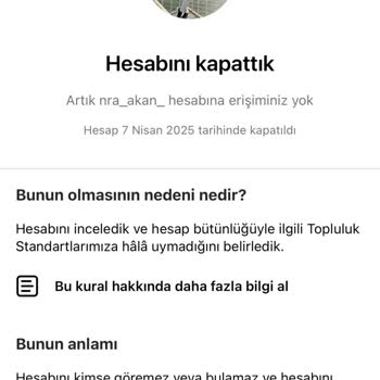Instagram Hesaplarımız Neden Askıya Alındı?