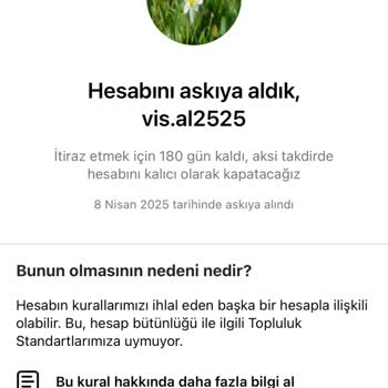 Instagram Hesaplarımız Neden Askıya Alındı?