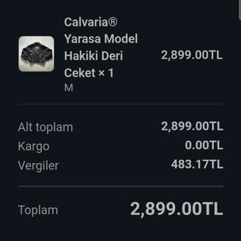 Kargoya Verilmeyen Deri Ceket Ve İletişim Eksikliği