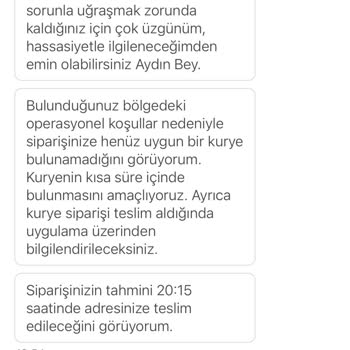 Uzun Bekleyiş Ve İptal Edilmeyen Sipariş Sorunu