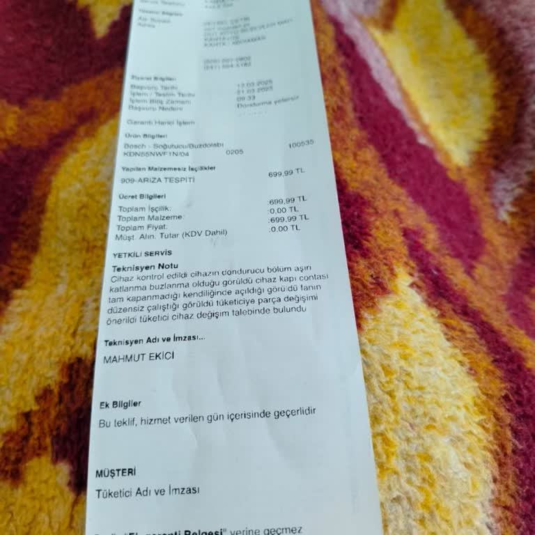 Bosch Buzdolabı Sürekli Arızalanıyor, Değişim Talebi Reddedildi