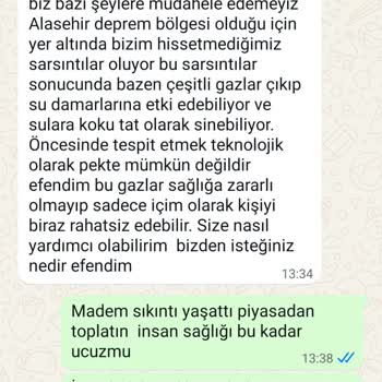 Sarıkız Alaşehir Maden Suları'ndaki Tat Ve Koku Sorunu