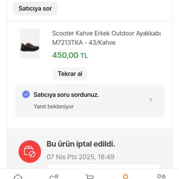 Scooter Ayakkabı Siparişimde Yaşadığım Hayal Kırıklığı