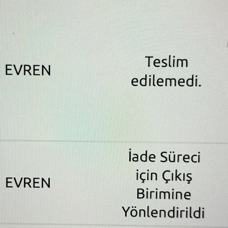 Yanlış Gönderim Ve İlgisiz Müşteri Hizmetleri Mağduriyeti