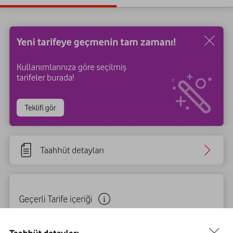 Vodafone Kampanyasında Tarife Değişikliği Şoku