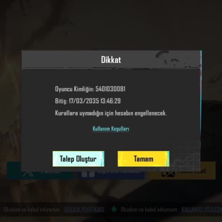 Haksız 10 Yıllık Ban: PUBG Hesabımın İadesini İstiyorum