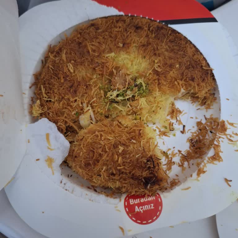 Künefe Siparişim Tam Bir Hayal Kırıklığıydı!