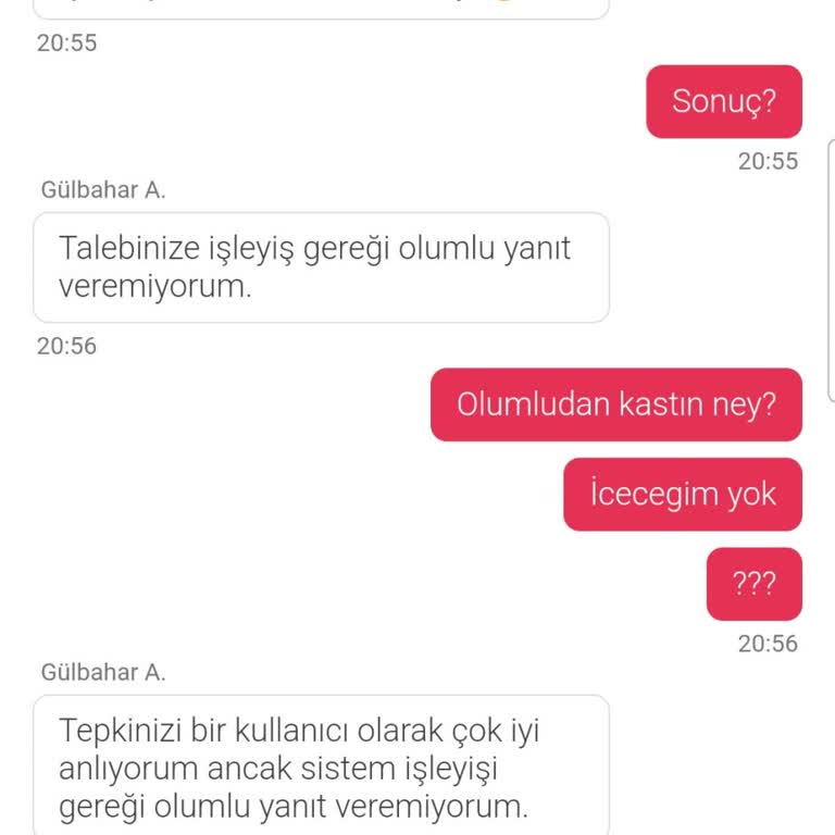 Eksik İçecek Teslimatı Ve Yetersiz Müşteri Hizmeti
