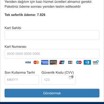 PTT Adına Gelen Şüpheli SMS