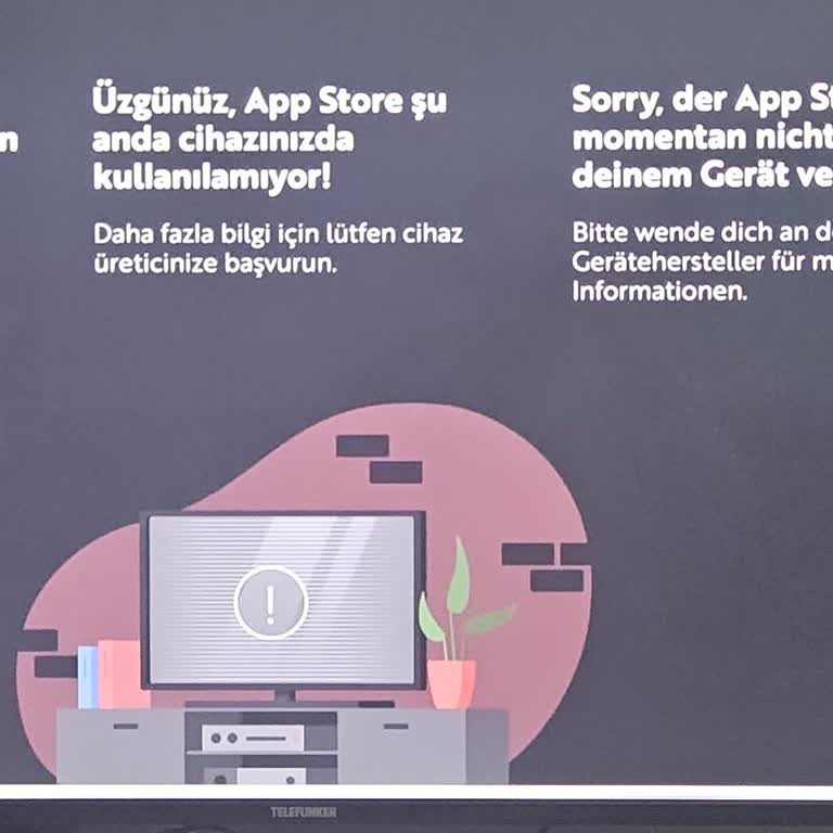 Tivo Güncellemesi Sonrası Telefunken TV'de App Store Erişim Sorunu