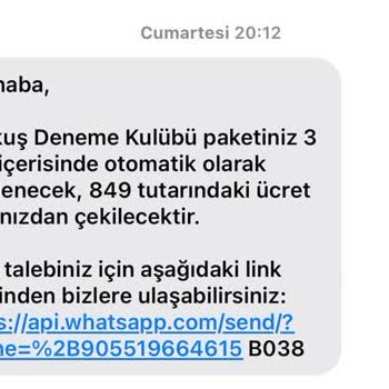 Yanlış Çekim: Deneme Üyeliği Ücretinde Fazla Ödeme