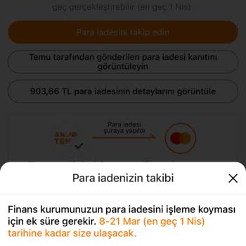 Yanlış Karttan Sipariş İadesi Sorunu