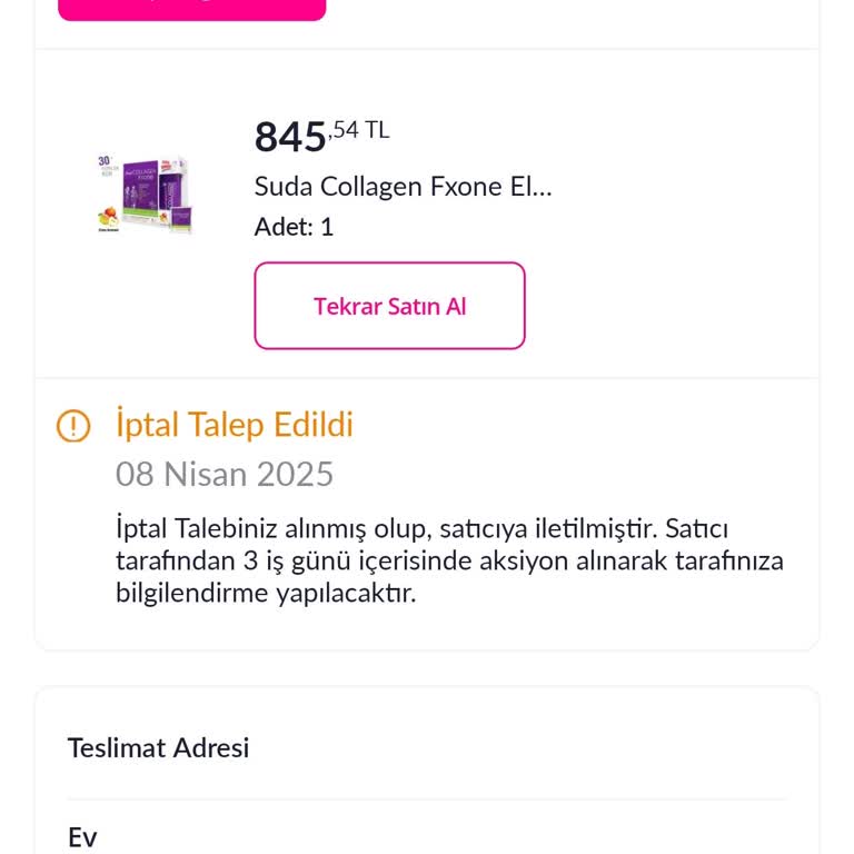 Kolajen Siparişi Kabusu: İlgisizlik Ve Gecikme