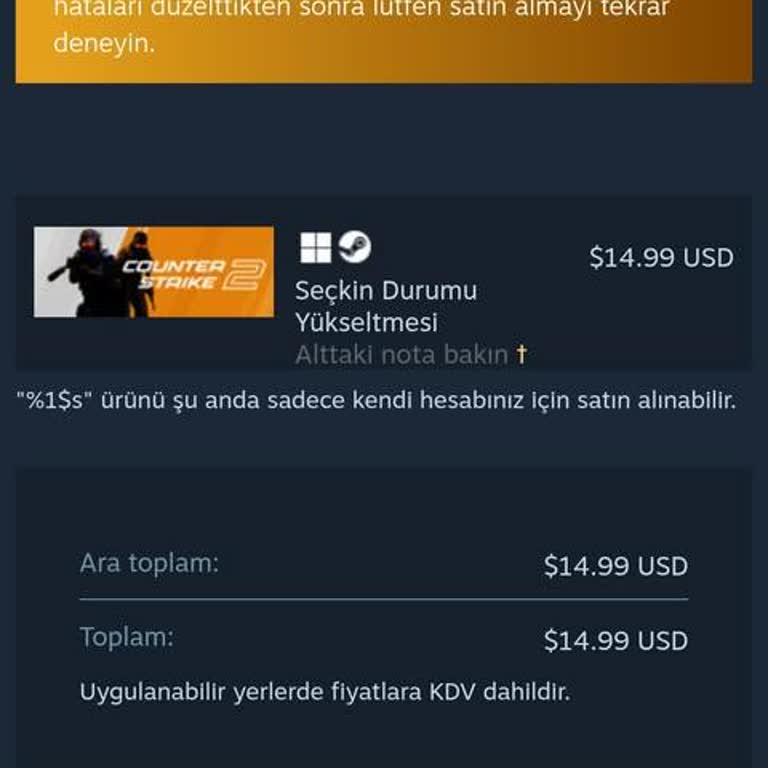 Kart Sorunu Ve Steam'de Yaşanan Aksaklıklar