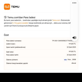 Geciken İade Ve Yetersiz Müşteri Hizmetleri: Temudan Alışveriş Deneyimi