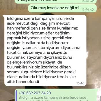 Ürün Kalitesi Ve İade Sorunlarıyla Karşılaştım