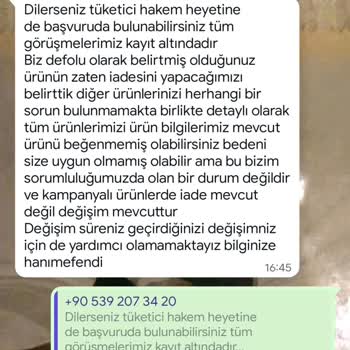 Ürün Kalitesi Ve İade Sorunlarıyla Karşılaştım