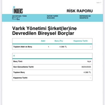 Kapanmış Borçların Peşini Bırakmayan Varlık Yönetimi