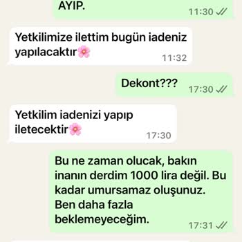 Sokak Butik'ten İade Sürecinde Yaşanan Sorunlar