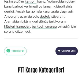Gardrops Üzerinden Yapılan Alışverişte İade Problemi Ve Müşteri Hizmetleri Desteği