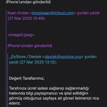 Sipariş İptali Ve Yetersiz İletişim Sorunu