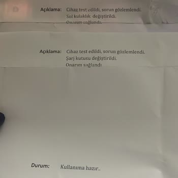 Teknosa Servisinde Tekrarlayan Kulaklık Sorunları