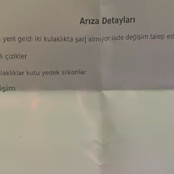 Teknosa Servisinde Tekrarlayan Kulaklık Sorunları