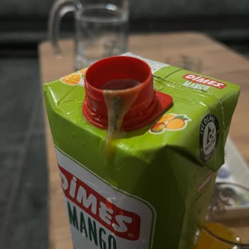 Dimes Mango Meyve Suyunda Küf Şoku