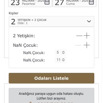 Otelde İletişim ve Fiyat Sorunları