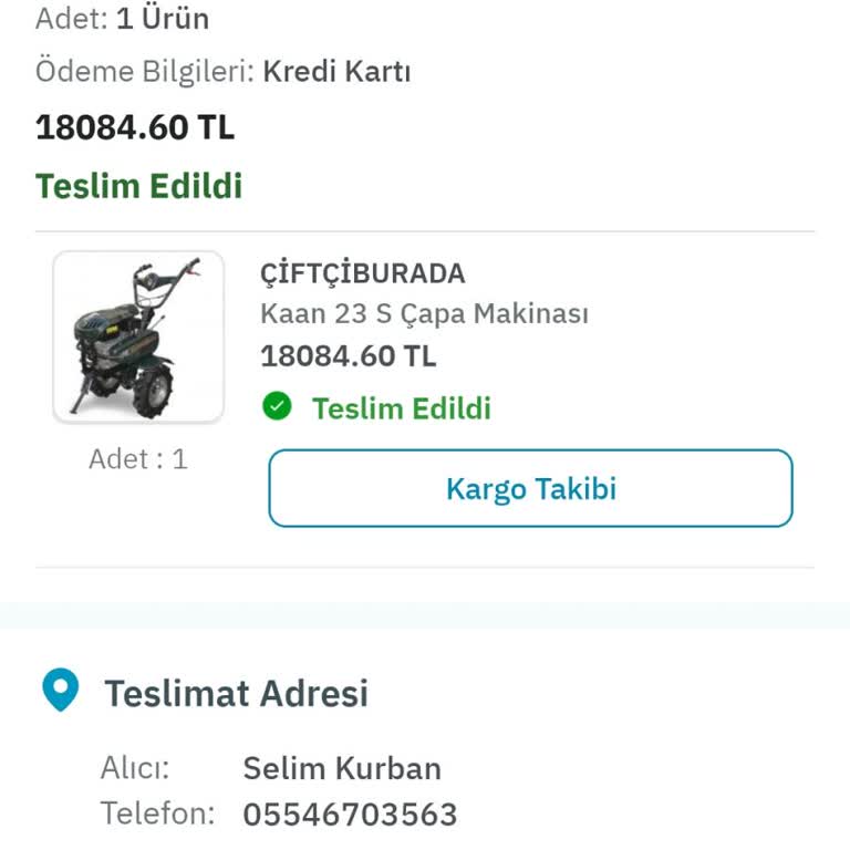Çapa Makinesi Şanzıman Sorunu Ve Fatura Eksikliği
