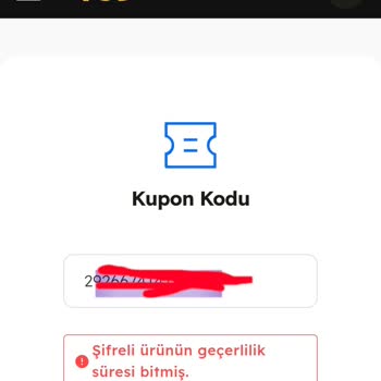 Süresi Dolmamış Kodlar İçin Çözüm Bulunamıyor