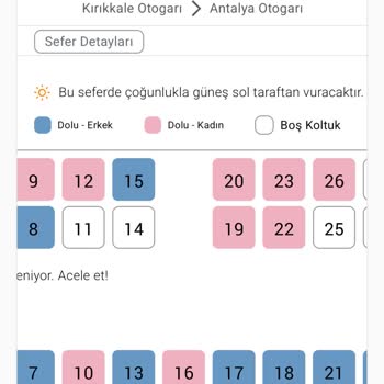 Otobüs Yolculuğunda Yaşanan Fiyasko