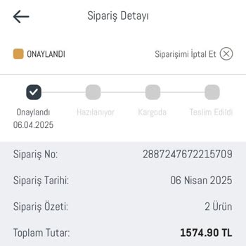 Sipariş İptali Sorunu Ve Kargo Gecikmesi